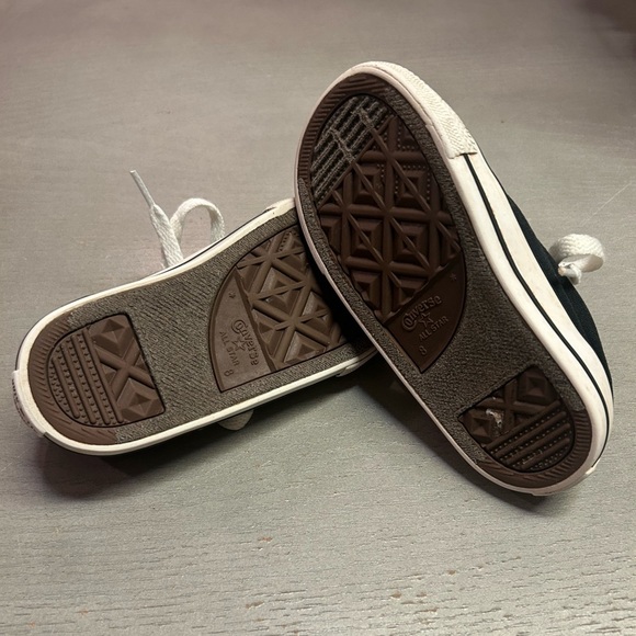 Converse All Star Infant/Toddler Boys Black Shoes~Size 8 Set Of 2 - Picture 16 of 16